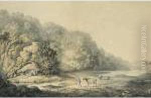 A Settlement On The Shore Of The Island Of Pulo Condore, South Seas by John Webber