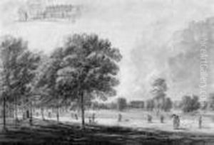 The Queen's House (buckingham
Palace) From The Green Park, With Asubsidiary Study Of The Faade With A
Sentry The Queen's House (buckingham
Palace) From The Green Park, With Asubsidiary Study Of The Faade With A
Sentry