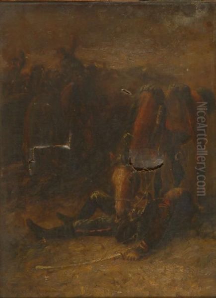 Wounded Soldier And His Horse - view 1