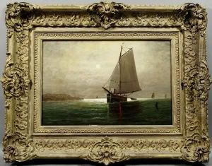 A Schooner At Dusk