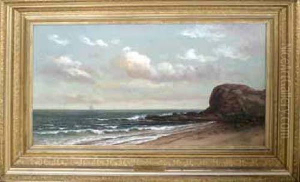 Sailboats Off Newport. - view 1