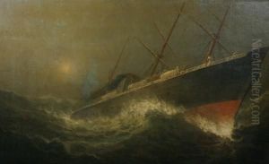 Freighter On Stormy Seas