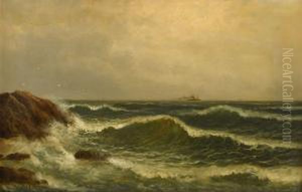 Steamship Off The Shore - view 1