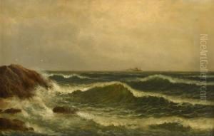 Steamship Off The Shore