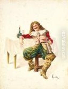 Le Buveur by Alfred Charles Weber