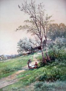 Pastoral Landscape With Figures
