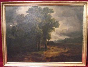 Landscape With Figure And Dog