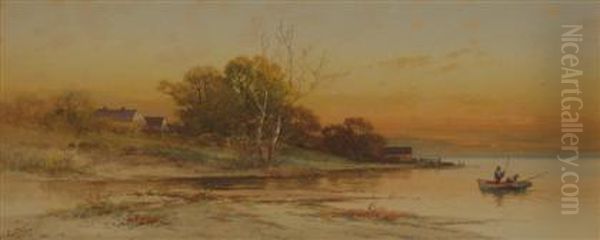 Coastline With Fisherman - view 1