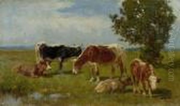 Kuhe Auf Der Weide. - view 1