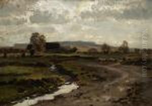 Moorlandschaft. by Paul Weber