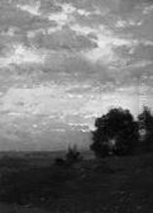 "abendstimmung". Sign., Rucks. Nachlassstempel