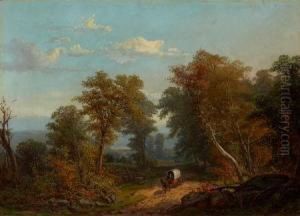 Landscape With Covered Wagon