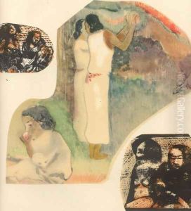 Watercolor 25 by Paul Gauguin