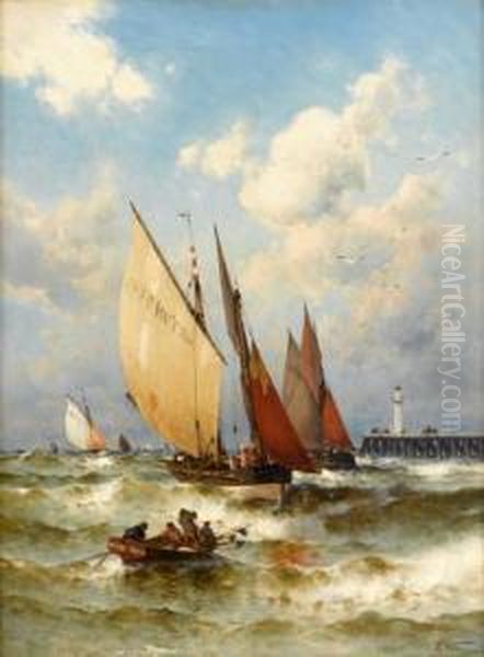 Fishing Boats Off The Quay - view 1