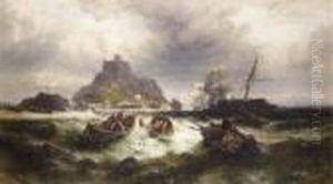 Salvaging A Shipwreck Off St. Michael's Mount