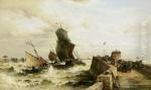 Arrival At The Port In Normandy