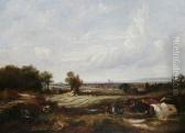 London From Hampstead Heath - view 1