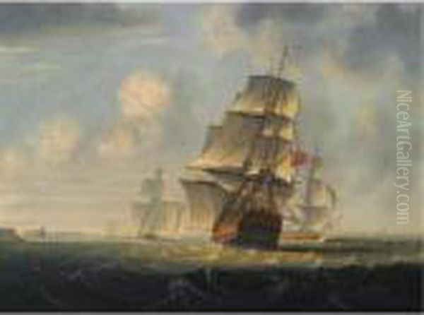 British Man-o-war Of The Shakespeare Cliff, Dover - view 1