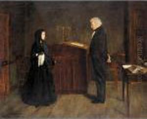 Signed With Monogram, Oil On Canvas