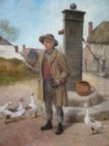 A Captive Audience by Herbert William Weekes