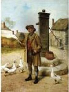A Captive Audience by Herbert William Weekes