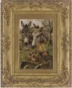 A Friendly Gathering by Herbert William Weekes