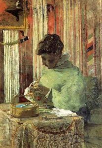 Portrait of Madame Gauguin by Paul Gauguin