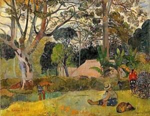Te raau rahi (aka The Big Tree) 1891 by Paul Gauguin