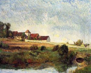 La Groue Farm, Osny by Paul Gauguin