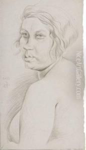 Weiblicher Halbakt. 1933 by Otto Wegener