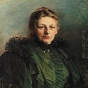 A Pair Of Portraits Of Merchant W