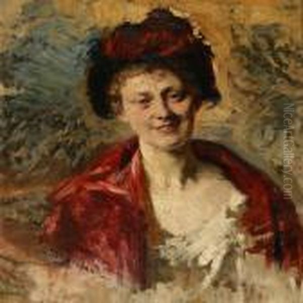 Woman With A Hat - view 1