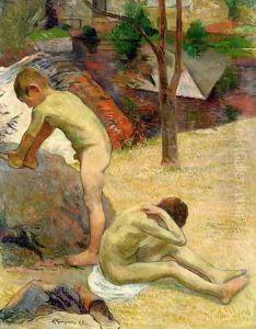 Breton Boys Bathing 1888 by Paul Gauguin