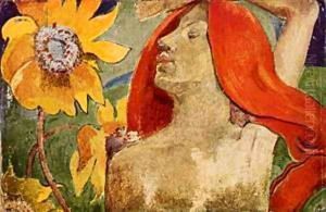 Red Hat 1886 by Paul Gauguin