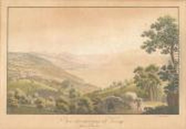 Vue Des Environs De Vevey/depuis Chexbres - view 1