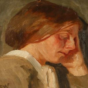 The Artist's Sister by Edvard Weie