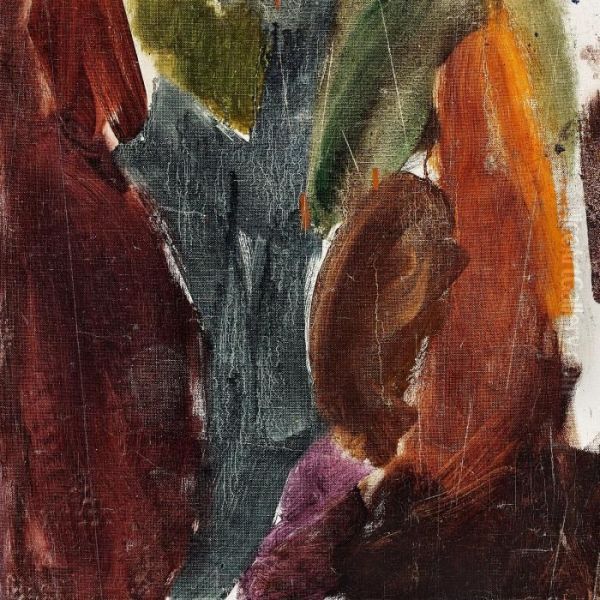 "dante And Vergil", Sketch After Delacroix - view 1