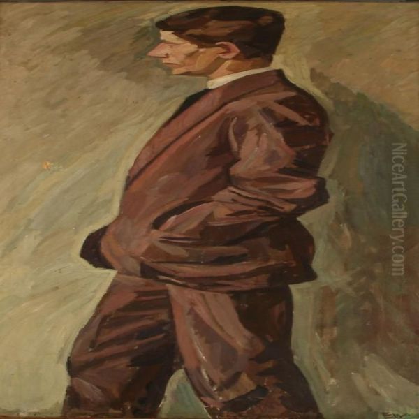 Portrait Of The Painter Mogens Lorentzen - view 1