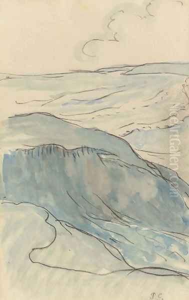 Falaise et vagues - view 1