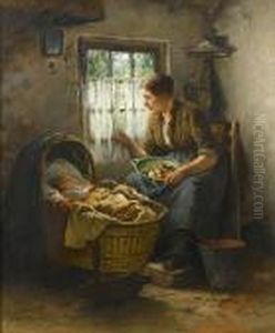 Mother And Child In An Interior