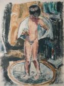 Fille A La Toilette by Abraham Weinbaum