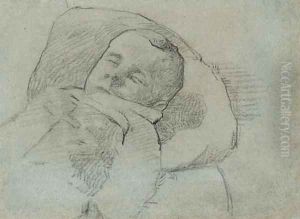 Fils de l'artiste couche by Paul Gauguin