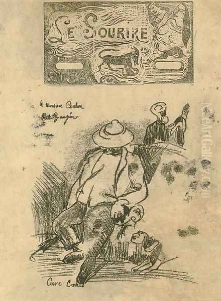 Cave Canis and Titre pour 'Le Sourire' (Beware of the Dog and Headpiece for 'Le Sourire') - view 1