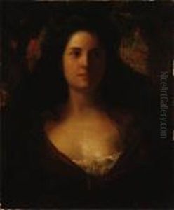 Portrait Of A Woman by Julian Alden Weir