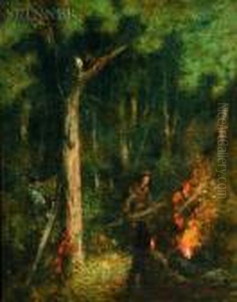 Hunting The Raccoon - view 1
