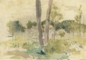 New England Village by Julian Alden Weir