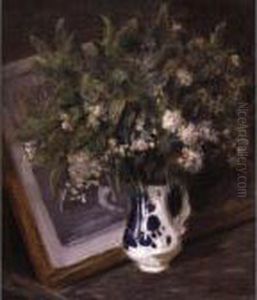 Flowers In A Delft Jug