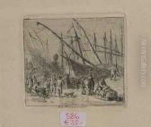 Im Hafen by Franz Edmund Weirotter