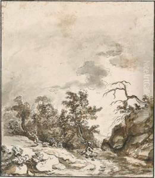 A Landscape With Hunters - view 1