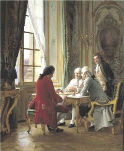 The Chess Game by Georges Emile, Geo Weiss